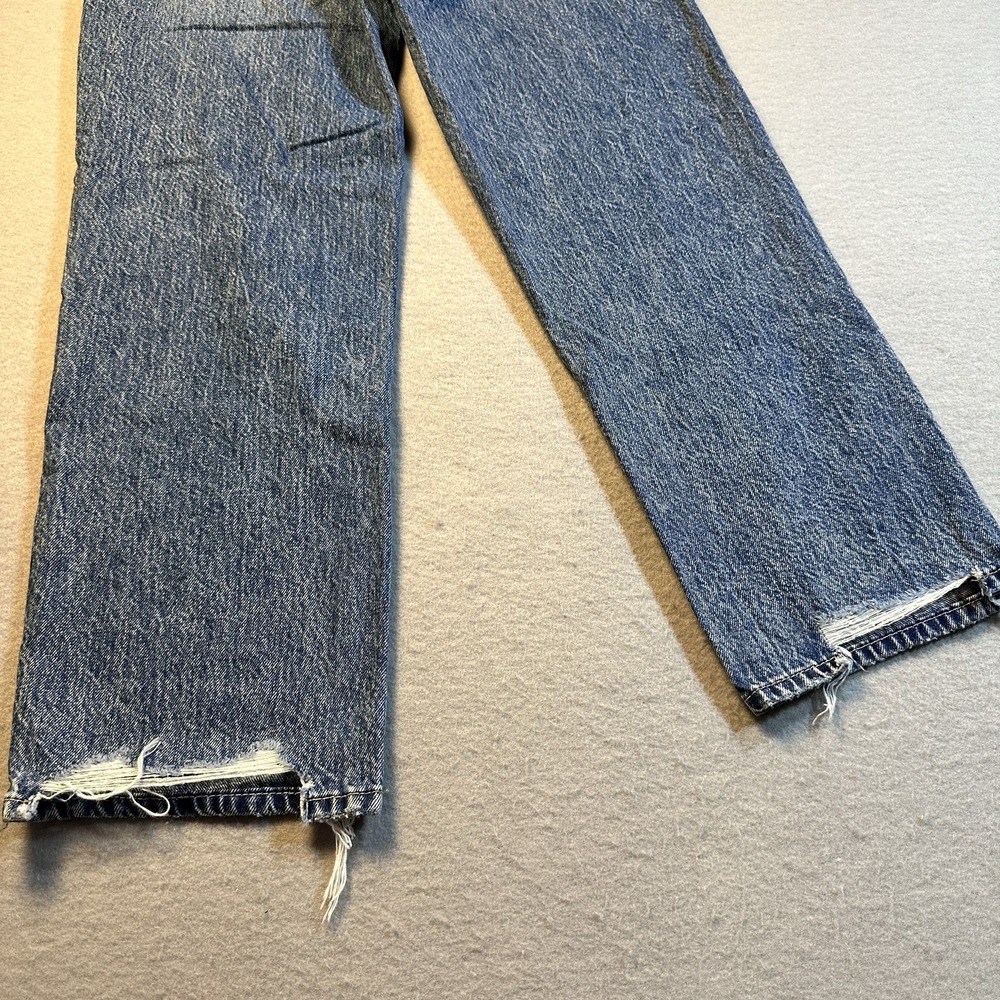 Pistola Cassie Super High Rise Straight Crop University Button Fly Size 27 - Picture 11 of 11